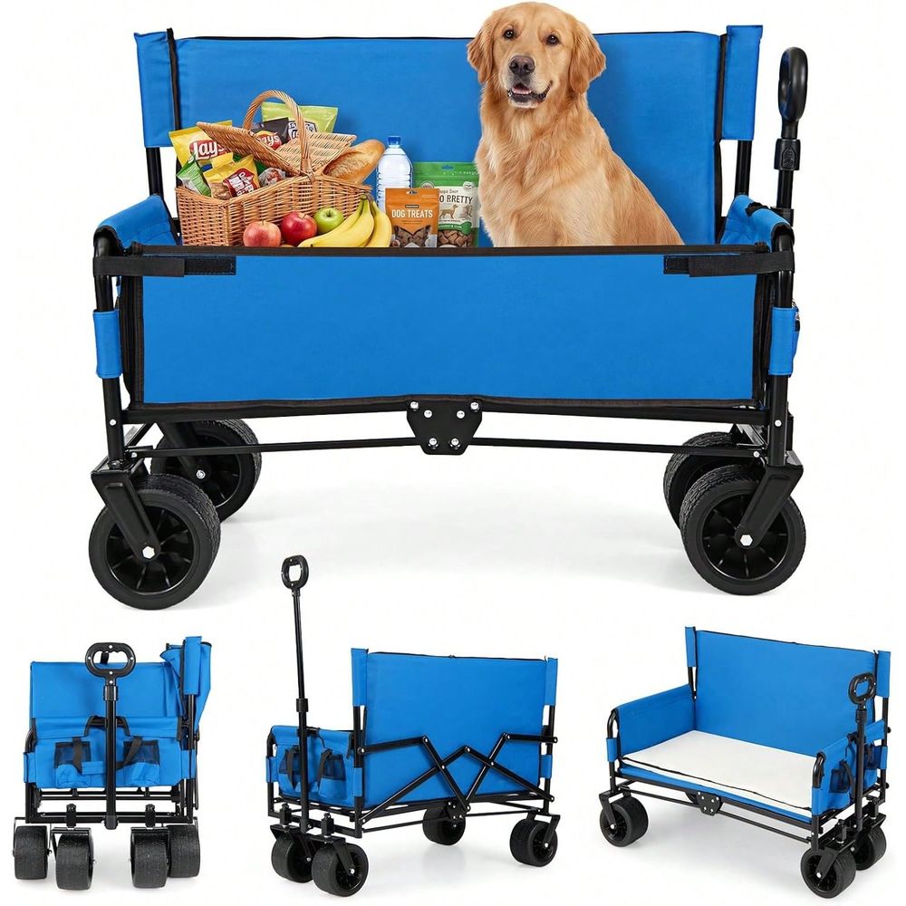 Pull Cart Fold - Katlanabilir Plaj Arabası ve Koltuk Kombinasyonu,
