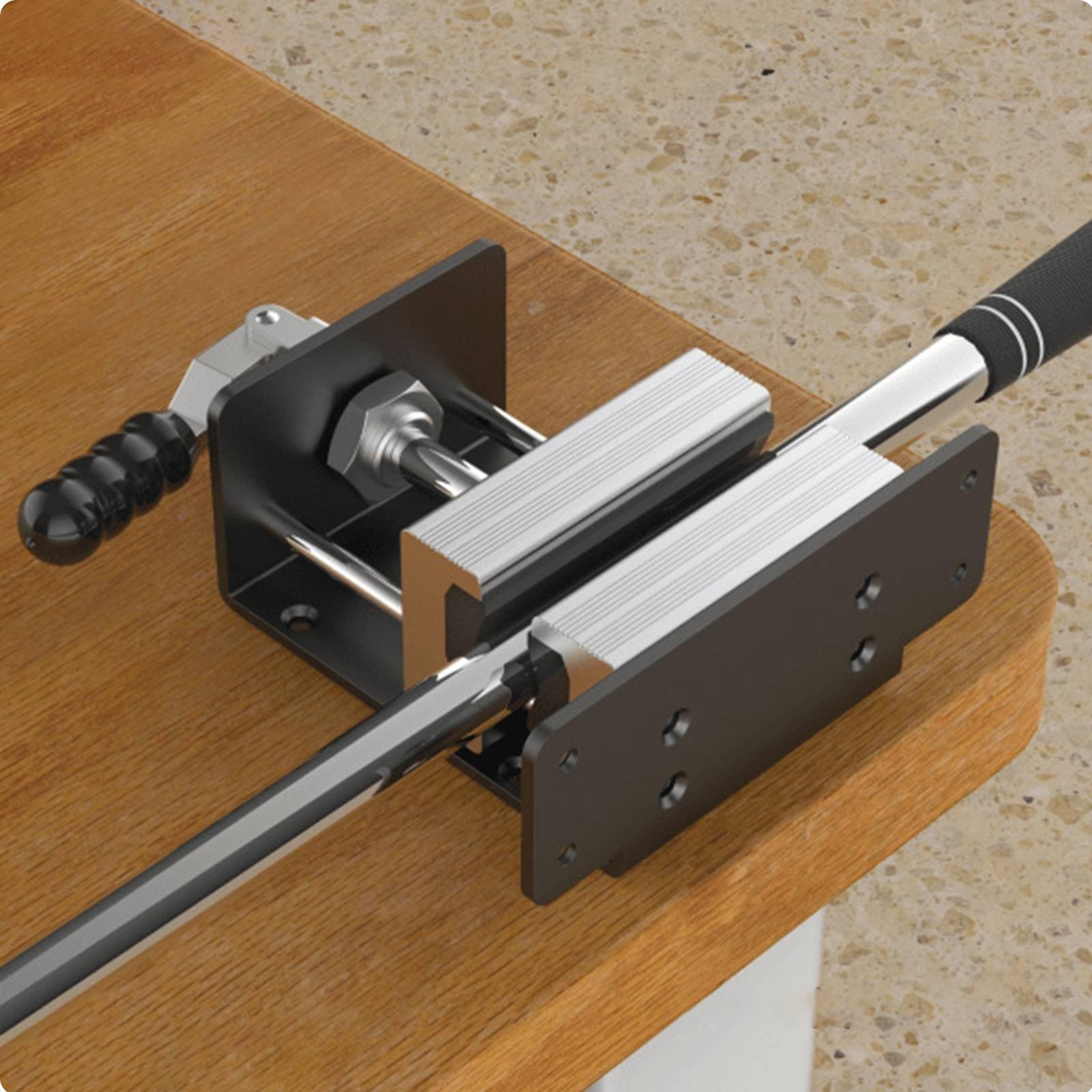 Golf Equipment Holder - Golf Kulübü Mengenesi Çalışma Tezgahı Aparatı