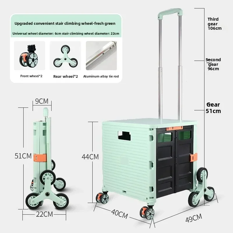 Minimalist Yeni Katlanır Alışv - Pull Cart Fold incelemesi ve fiyatı