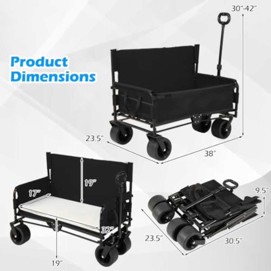 2'si 1 Arada Katlanır Plaj Ara - Pull Cart Fold incelemesi ve fiyatı